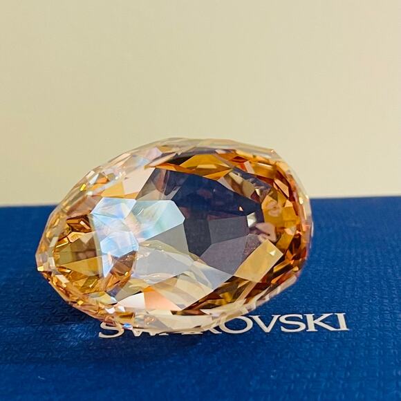 Swarovski Crystal Hare Golden Shadow Rabbit Bunny Figurine 1089876 - Picture 7 of 15